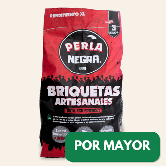 Perla Negra - BRIQUETAS ARTESANALES (Desde 15 unidades)