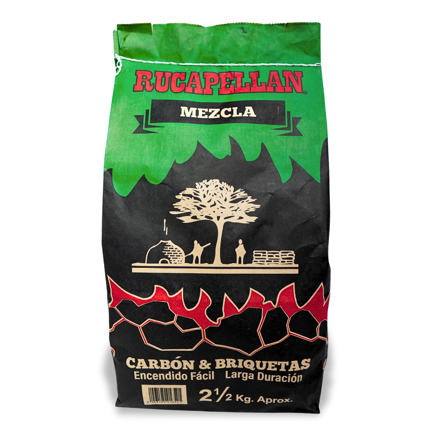 Rucapellan MEZCLA - Carbón y Briquetas (Desde 15 unidade)