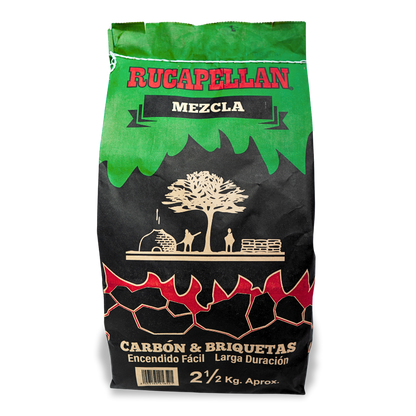 Rucapellan MEZCLA - Carbón y Briquetas (Desde 15 unidade)