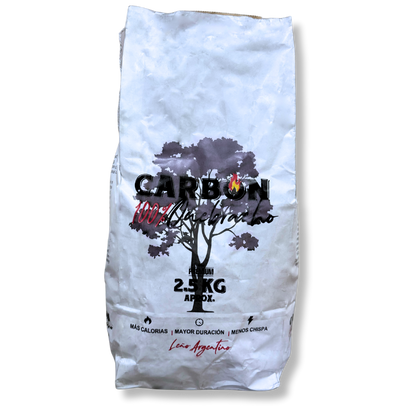 Carbón Quebracho 2,5 kg - Linea Corriente (Desde 15 unidades)
